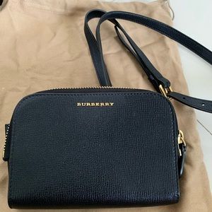 Authentic Burberry Leather Crossbody/Belt Bag